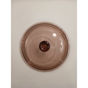 Pyrex Visionware 5 V 1.5 C Pink|Cranberry Colored Replacement Lid